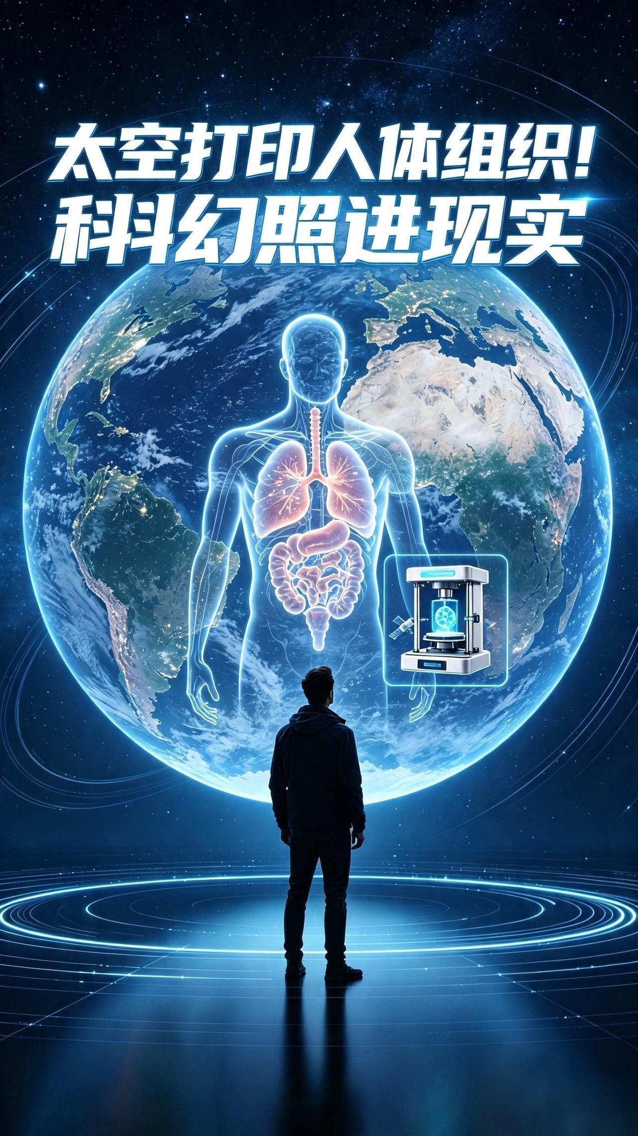 太空打印人体组织！科幻照进现实

你敢相信吗？未来或许不用再苦苦等待器官捐献，人