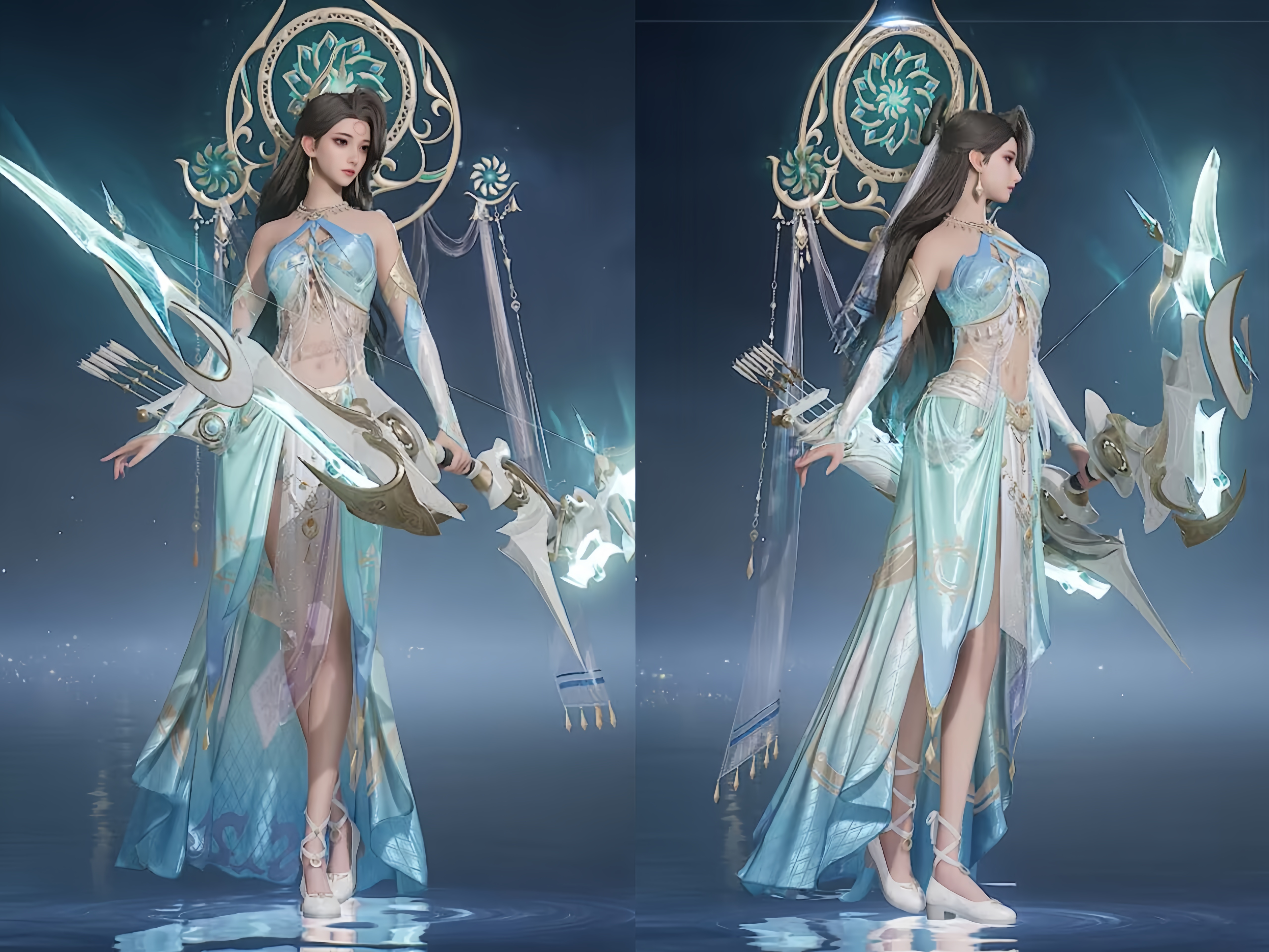 王者荣耀世界伽罗新皮肤模型（高清版）王者荣耀世界