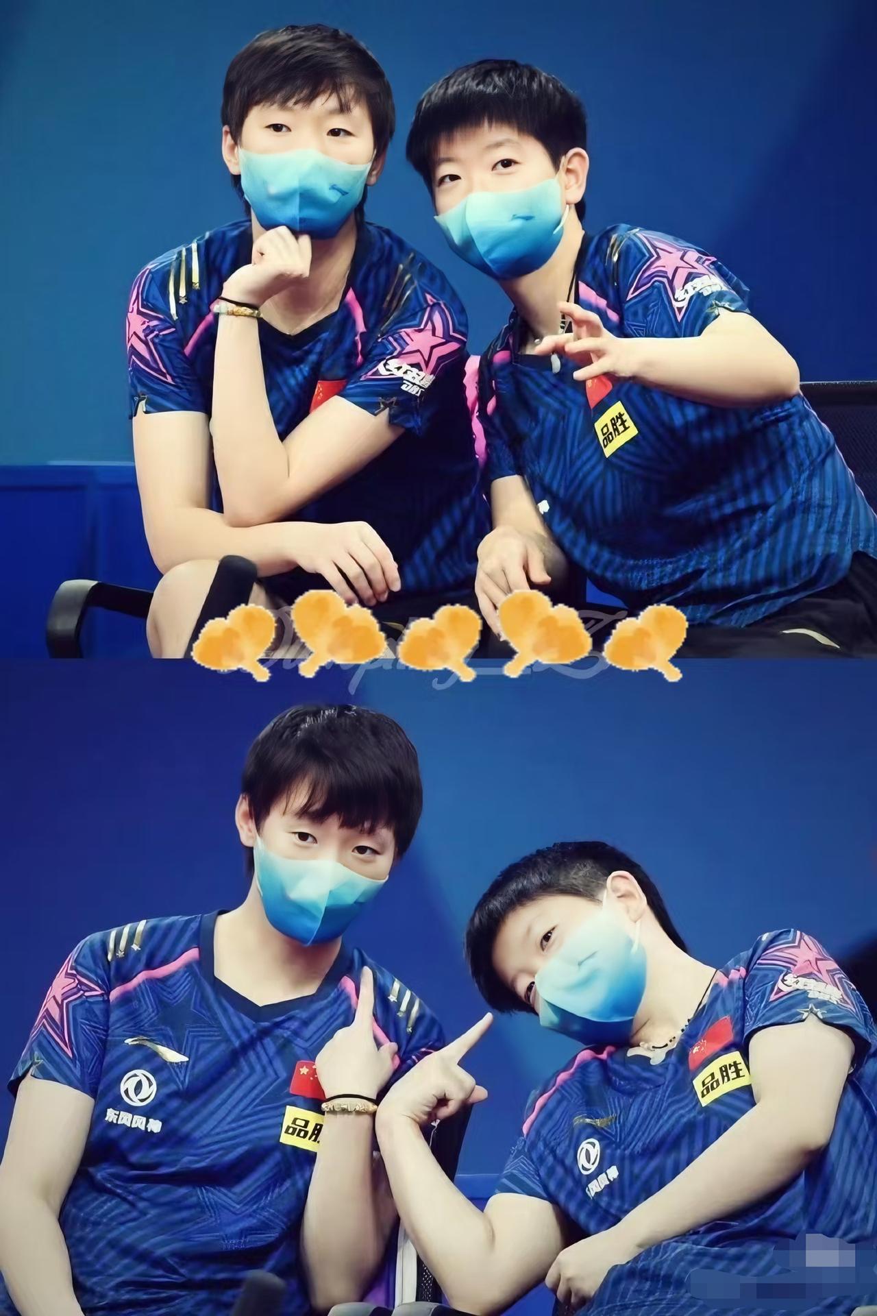 网络上有这样两种声音，
一是说国乒男队，
王楚钦、梁靖崑、林诗栋，
还有周启豪，