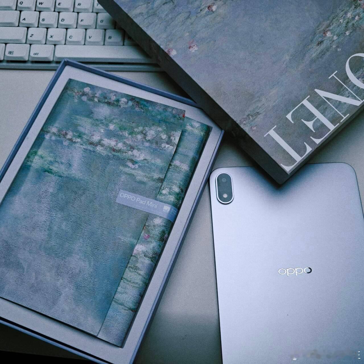 OPPO Pad Mini  终于等到 OPPO 和莫奈的联名礼盒了！打开的瞬间