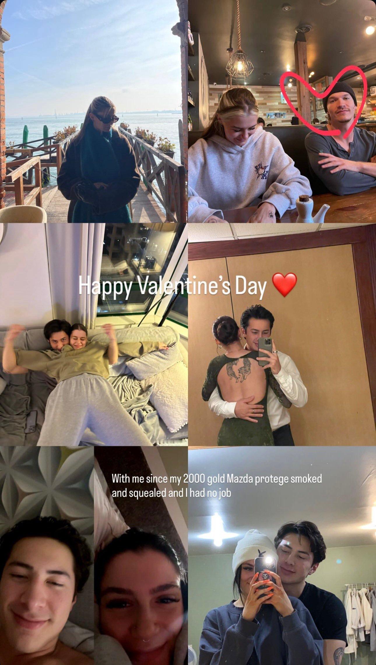 《巅峰对决》男星Hudson Williams情人节晒出多张与女友的甜蜜合照，狠