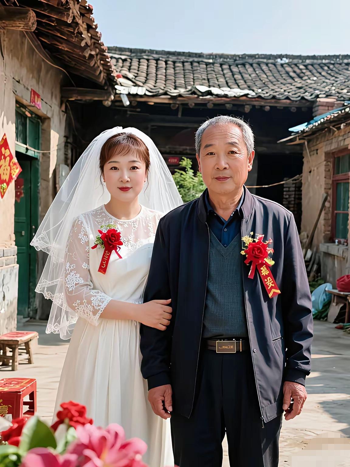 大爷你好福气，找了一个这么一个年轻漂亮，善良温柔的美女做老婆，好好珍惜这样的好时