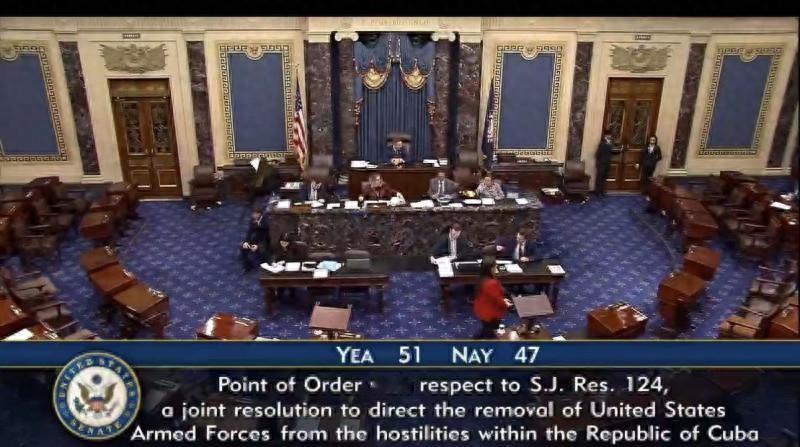 美国参议院否决限制特朗普对古巴动武决议， 这意味着什么？
 
4月28日这天，美