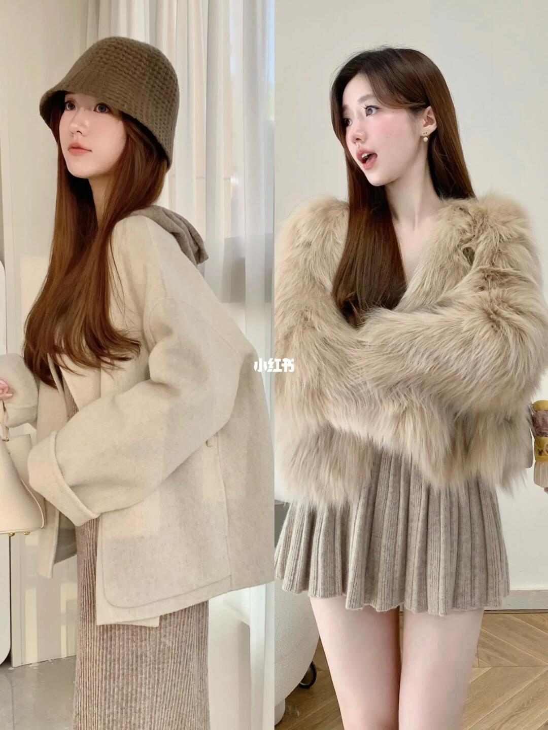 这样穿好温柔🤎暖冬奶茶欧尼☕️ ¨̮