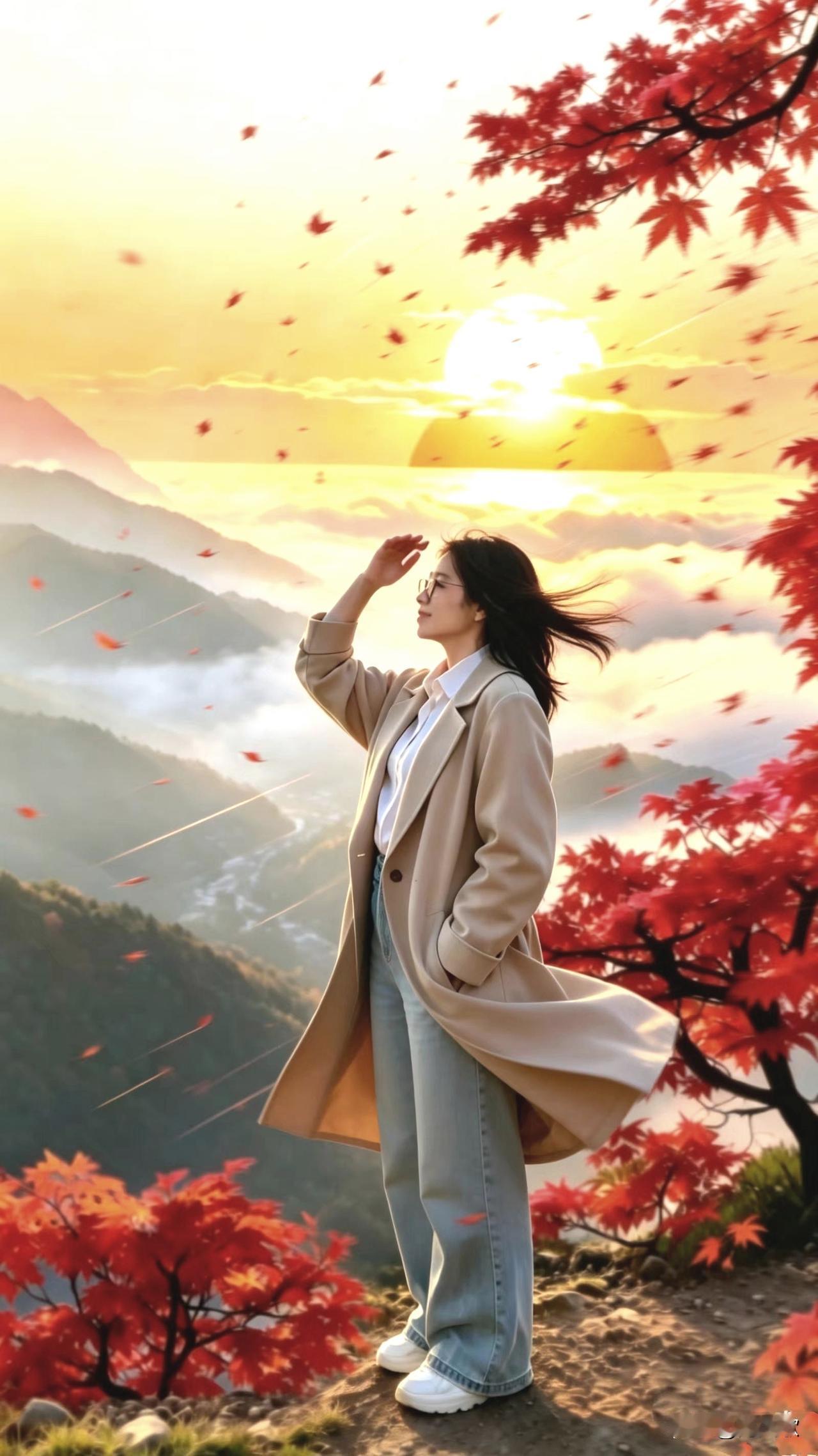 我们见一面吧，在这个秋天

让我抚平岁月积攒的惦念

我会漫过落叶，替我们把心事
