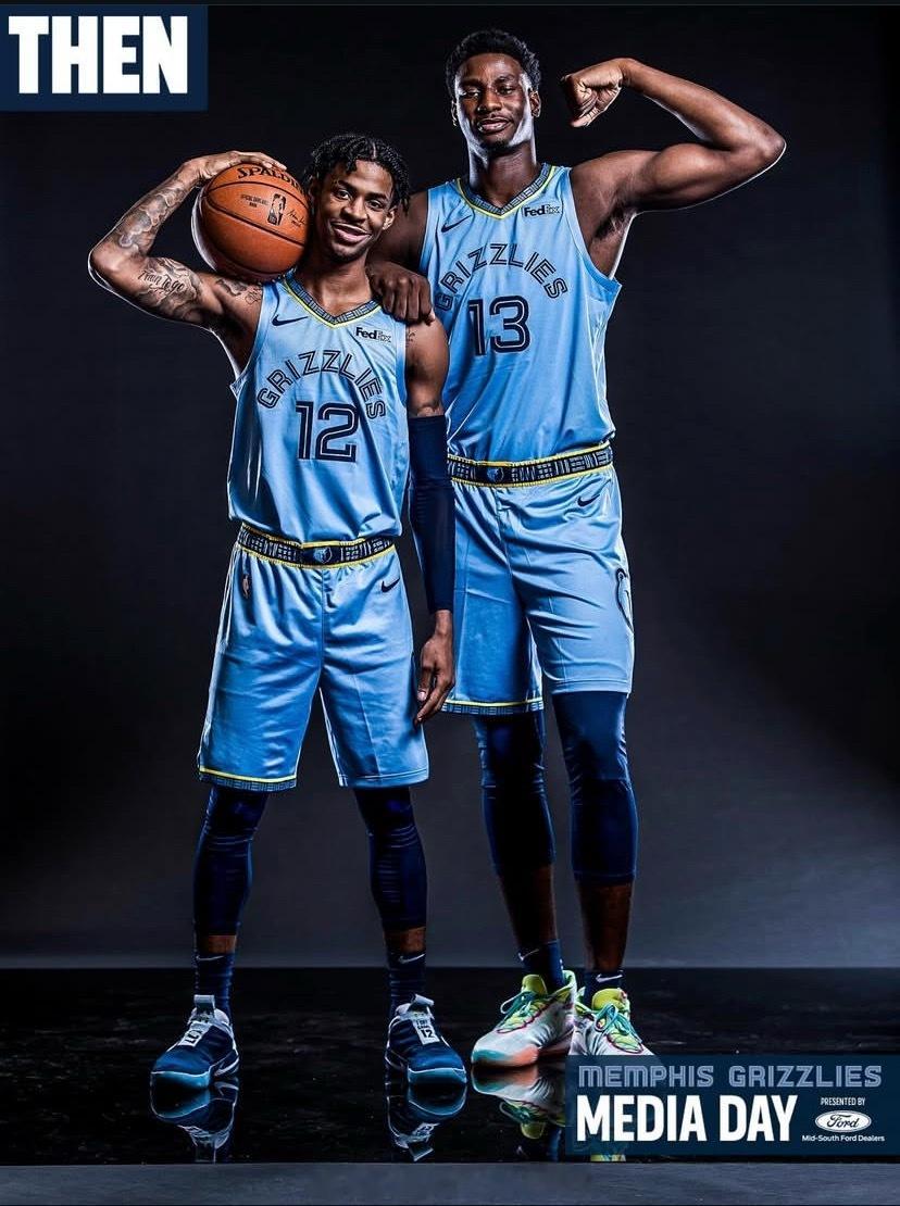 Year 1 —Year 7 莫兰特 & 小杰克逊！莫兰特孟菲斯灰熊nba媒体日
