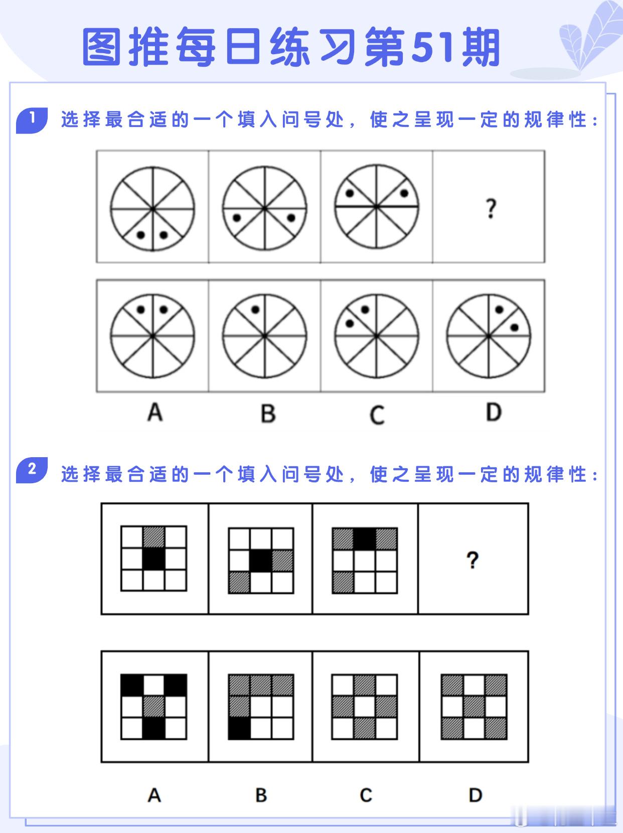 图推类比每日练习第51期图推难度：☆☆☆类比难度：☆☆☆  