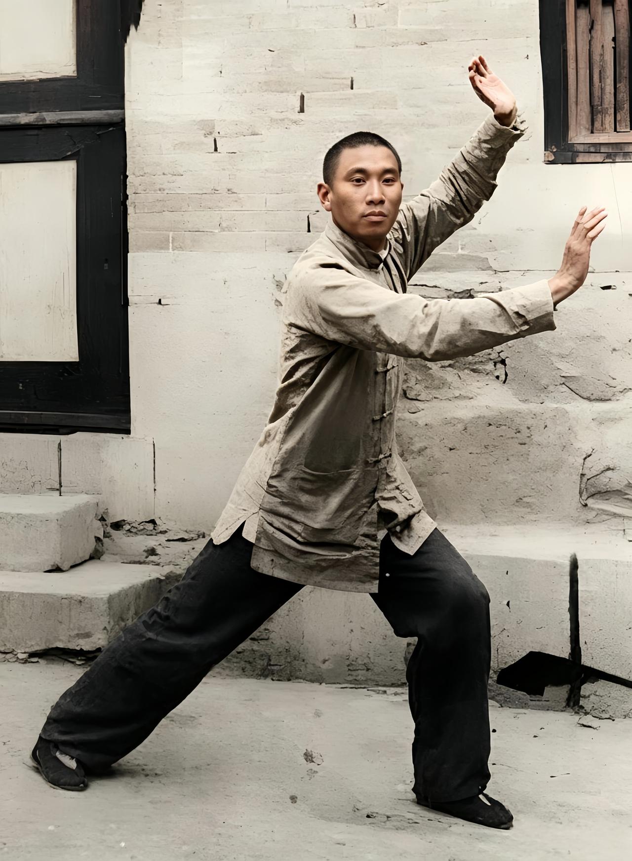 这位习武的英雄曾是山东官方武术体系最高负责人。抗战中，他曾召集自己亲手教出的习武