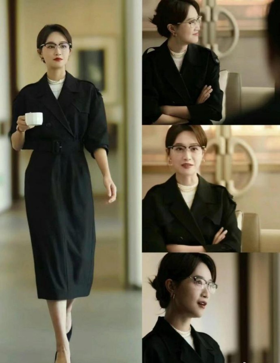 蓝盈莹的穿搭  大家可以学起来 ​​​