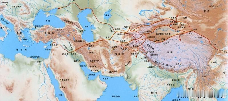陆上丝绸之路的兴盛时期其实并不算太长。因为陆上贸易受到的制约因素非常多，沿途的任