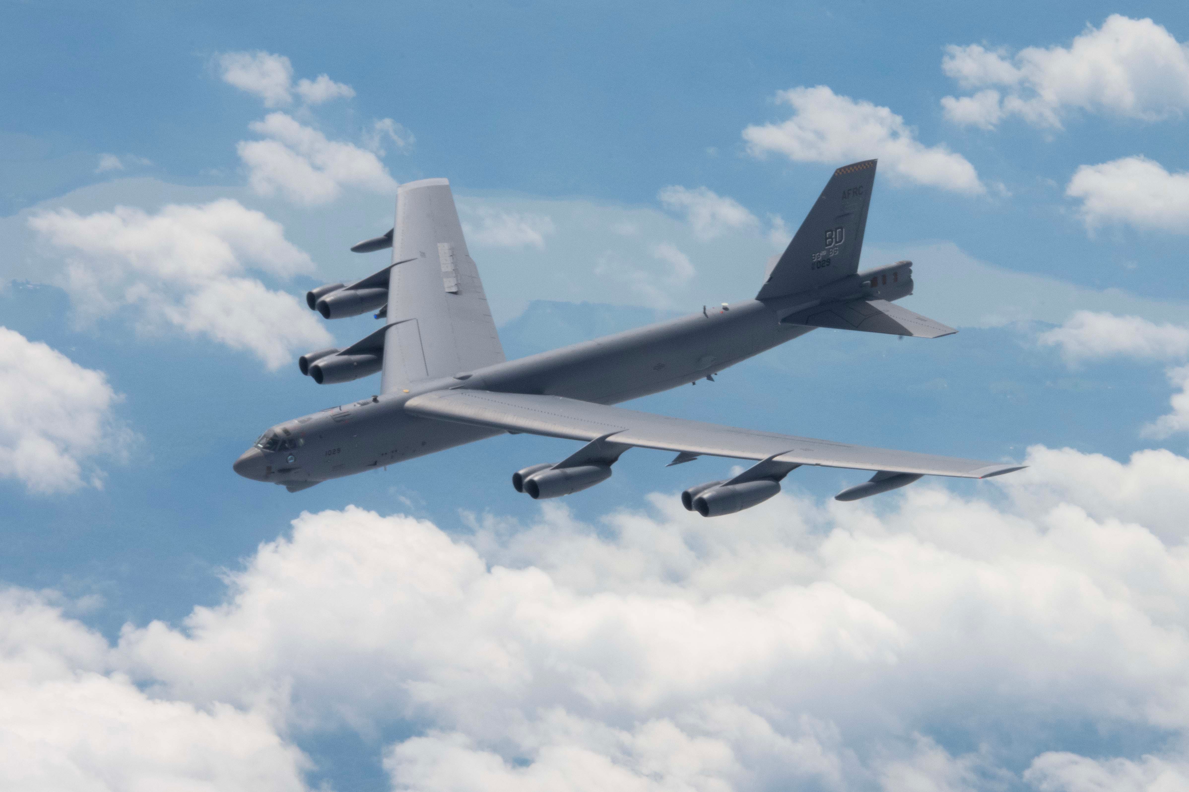 2023年6月26日，第307轰炸联队的B-52同温层堡垒在第914空中加油联队