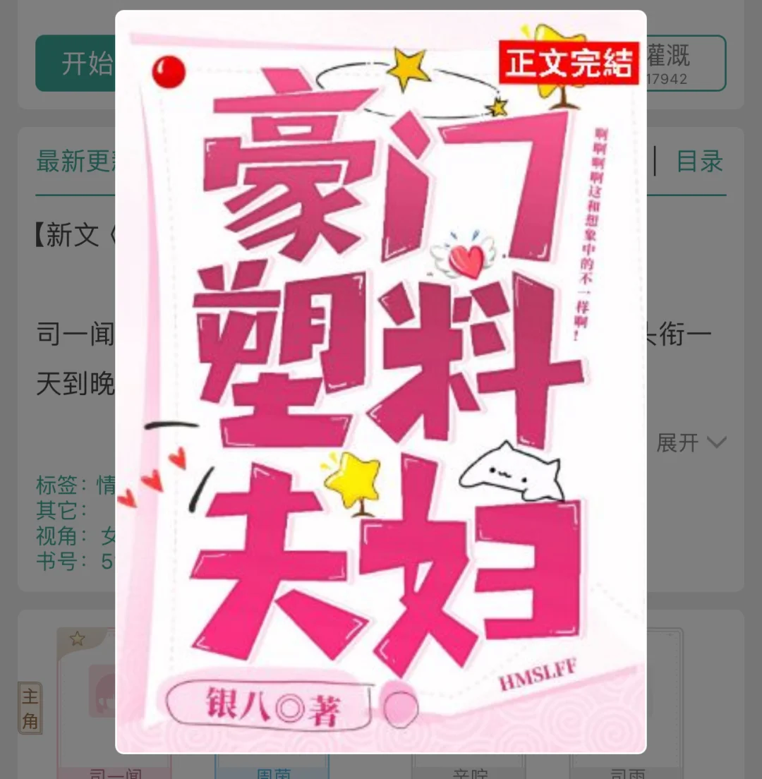 No.86 豪门塑料夫妇 作者：银八