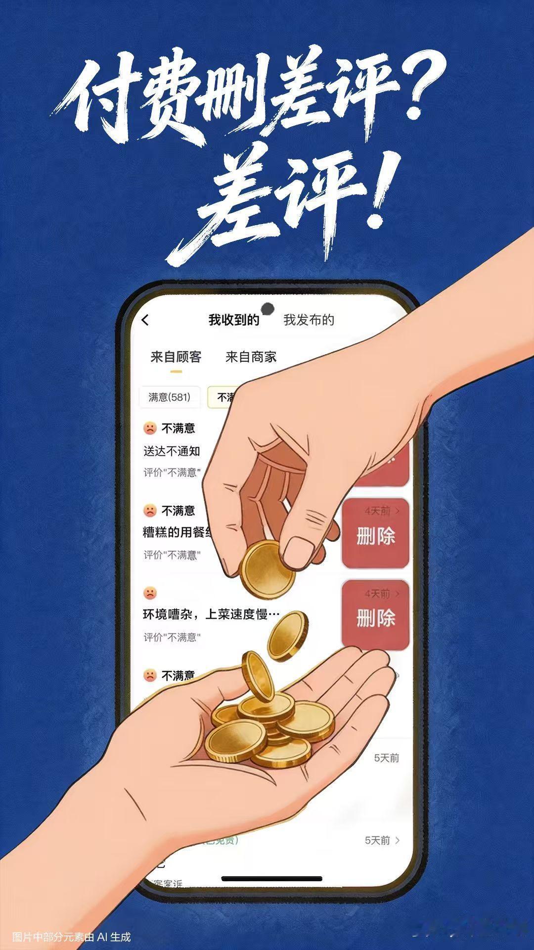 不少消费者发现过往差评莫名消失，背后是有偿删差评的黑色产业链借机牟利。商家妄图花