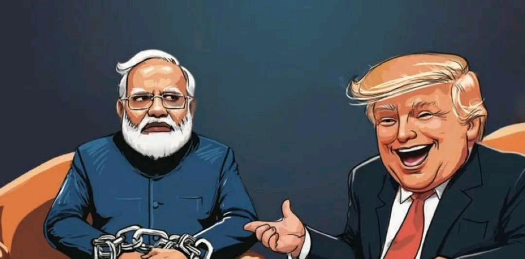 美国和俄罗斯，印度二选一只能远离俄罗斯，停止购买俄罗斯石油，和美国达成贸易协定。