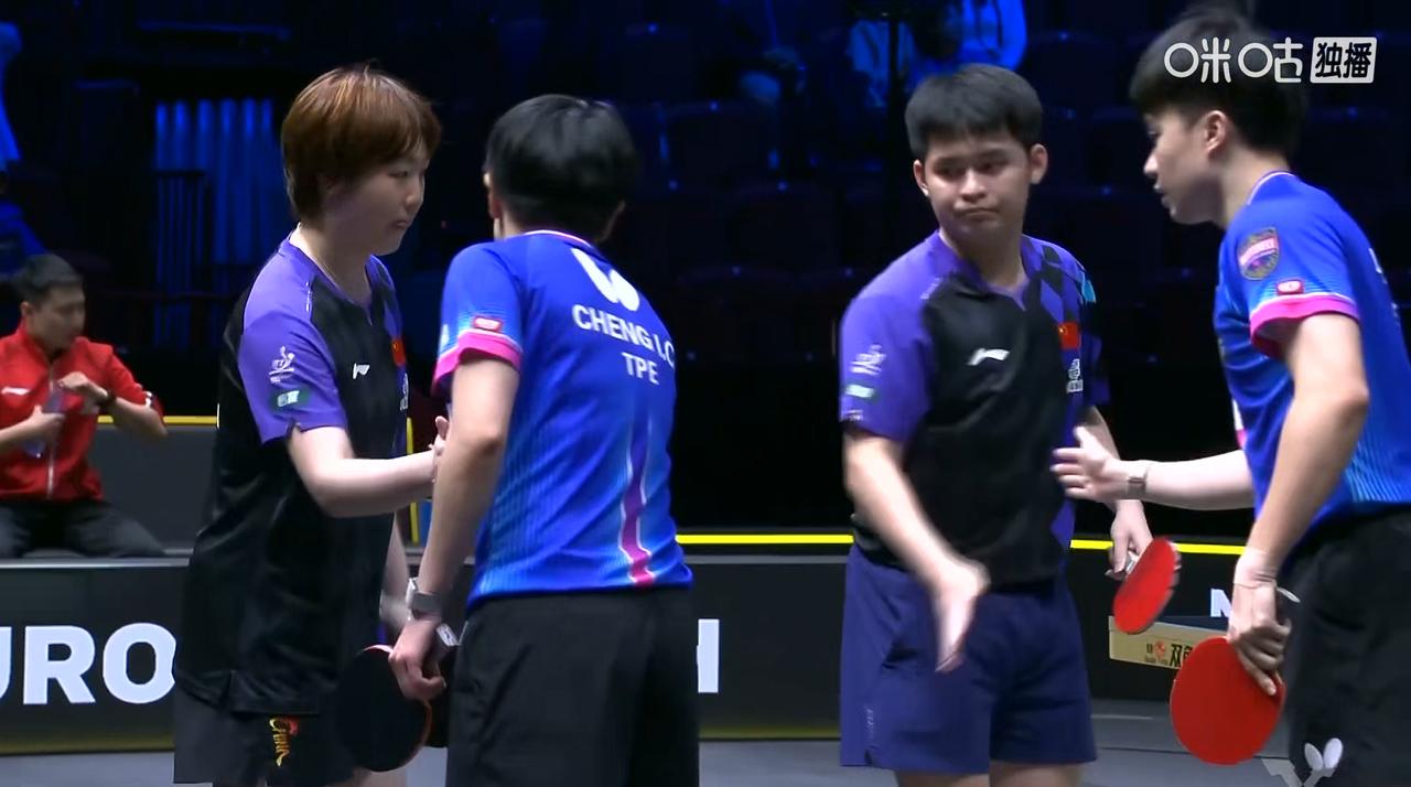 蒯曼/林诗栋为什么能3:0零封对手？
程靖淇说：蒯曼发球进不了，她手势是转不转的