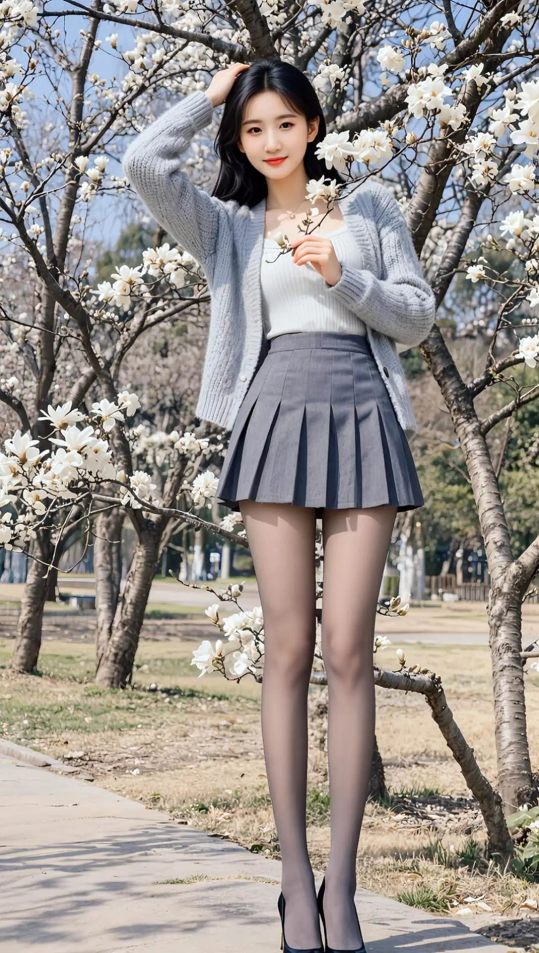 AI春日清新照 ai创作