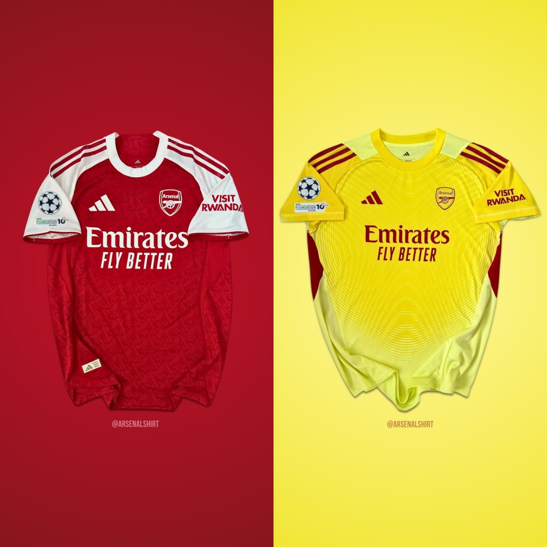 阿森纳将身穿主场球衣对阵勒沃库森！勒沃库森vs阿森纳 欧冠 阿森纳