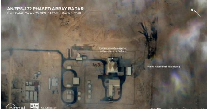 炸了、炸了、真的又炸了！铺路爪被摧毁

前两天部署在卡塔尔的AN/FPS-132