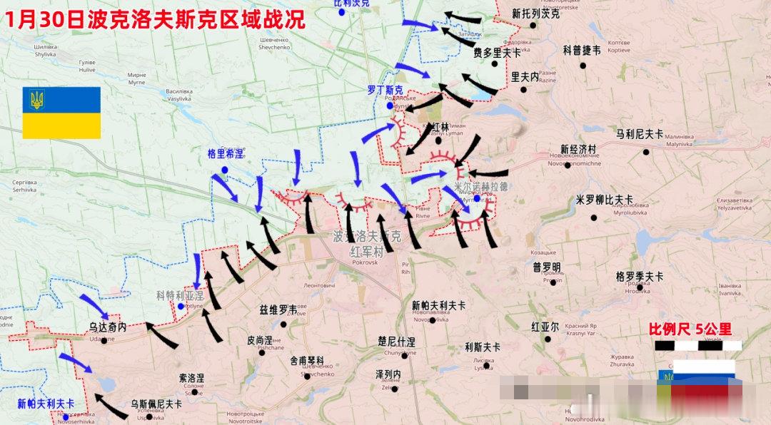 乌俄战争日报第1440天2月1日，乌无人机袭击了俄库尔斯克州涅基斯利察的1个无人