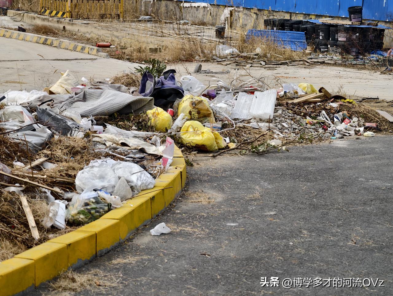 今天是金碧物业走后的第93天，大明物业的第1天。

早晨新物业的保洁，把路面上扫