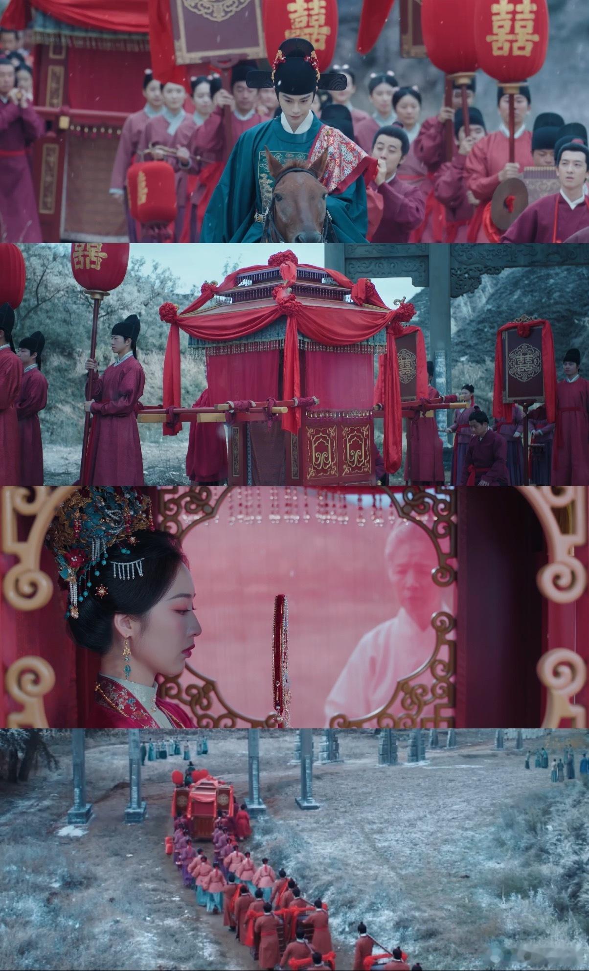花开锦绣女主出殡当天结婚 真的被这段红白对冲名场面狠狠震撼到！一边是傅家虚伪葬礼