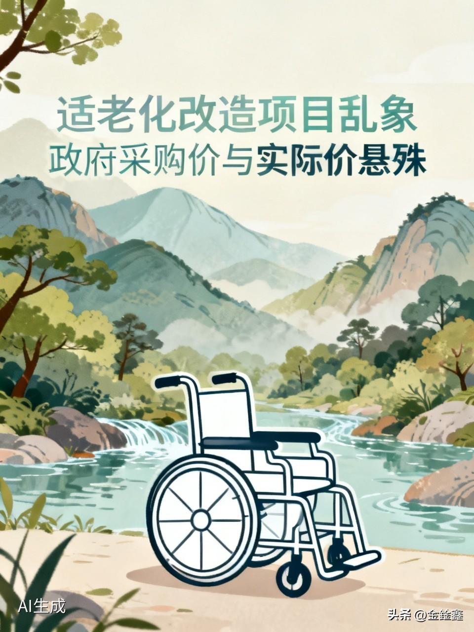 425元的轮椅，政府采购价竟高达1450元？面对记者“如果家里有老人，你会花这钱