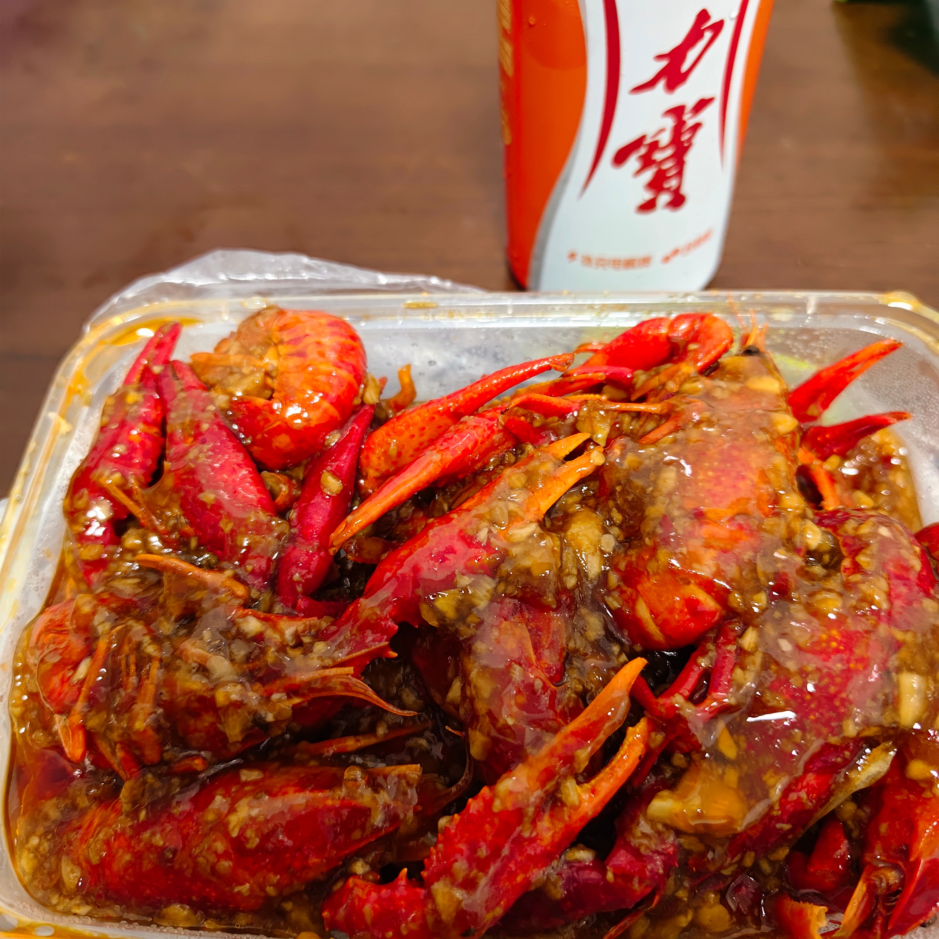 半个月没吃小龙虾了 