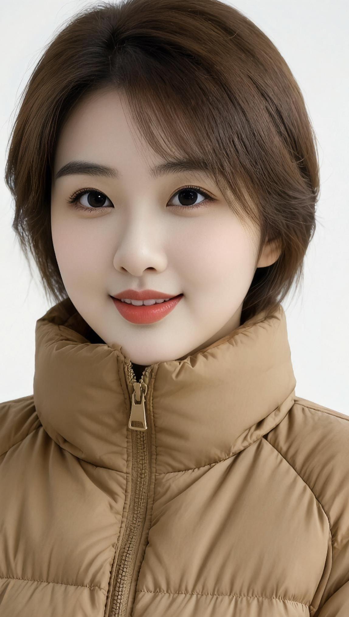 AI短发知性写真