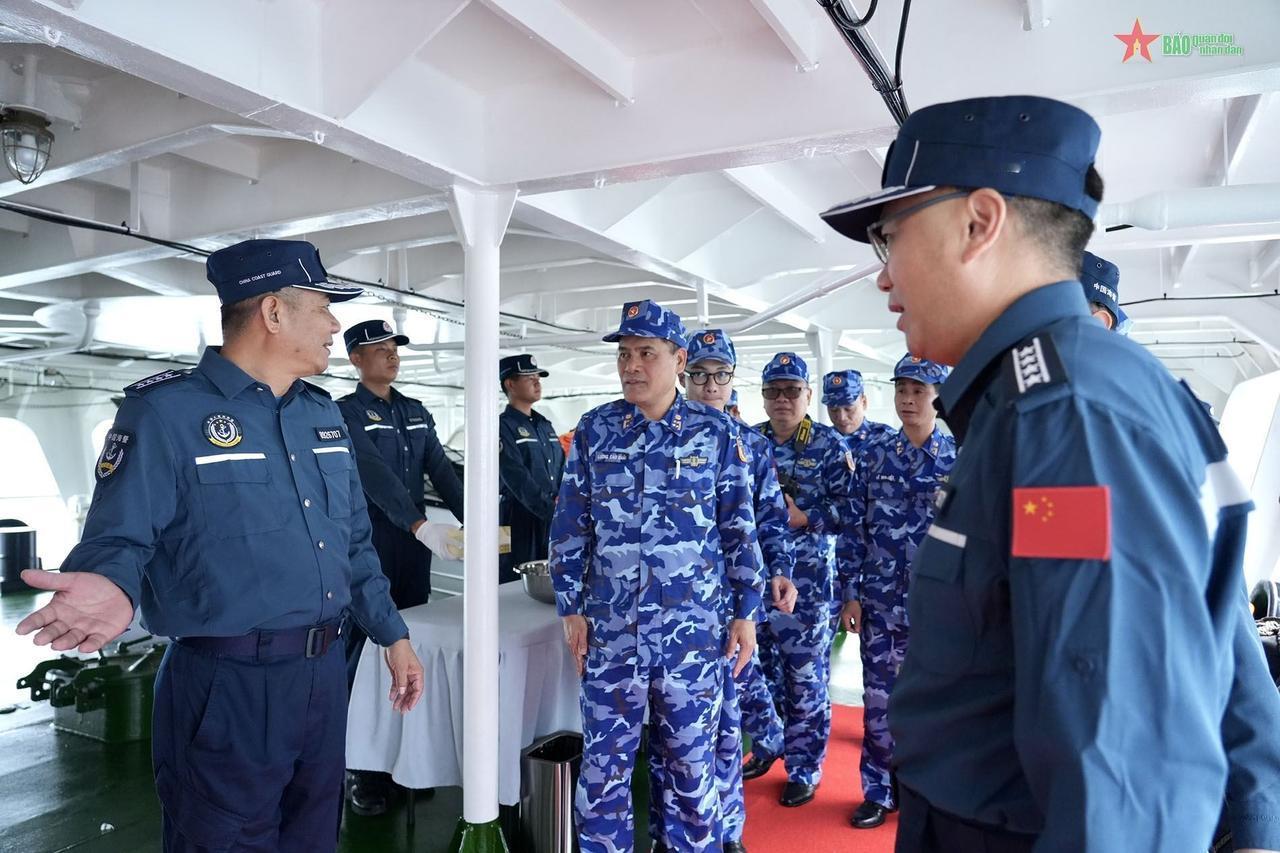 中越海警联合执法巡航