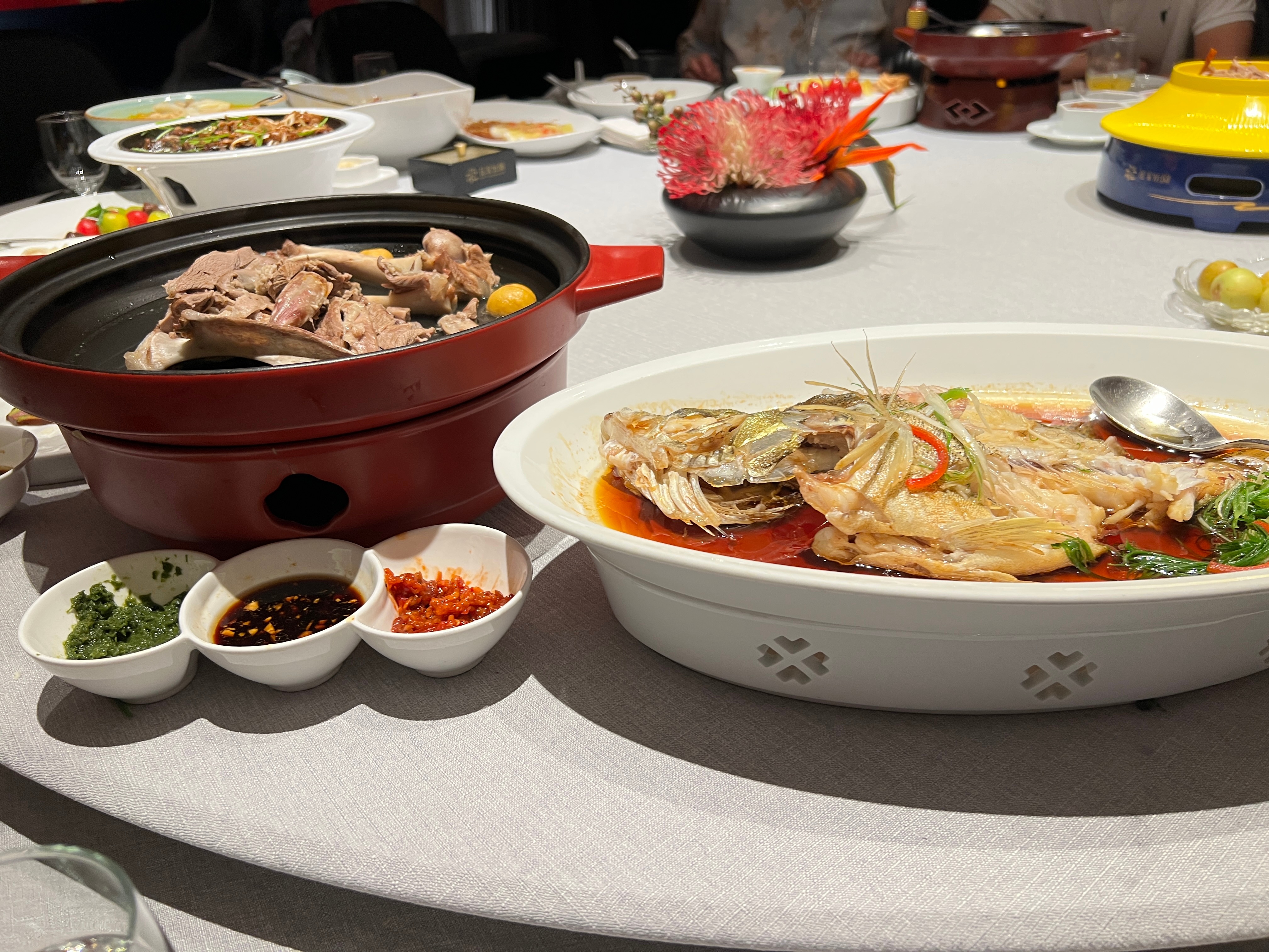 家庭聚餐，吃个大餐 北京·花家怡园(新国展店)