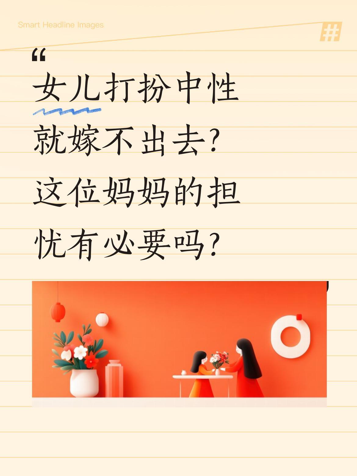 女儿打扮中性就嫁不出去？这位妈妈的担忧有必要吗？
一位妈妈总吐槽女儿穿得太像男孩