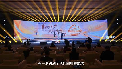 当希林娜依高遇见AI 希林娜依高现场见证单院长用AI焕新非遗，一句“给花花穿蜀绣