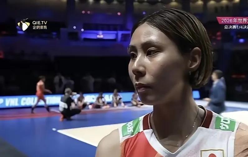 日本女排输球后，和田由纪子接受采访，哽咽了几秒然后才回答提问
竞技体育的剧本，有
