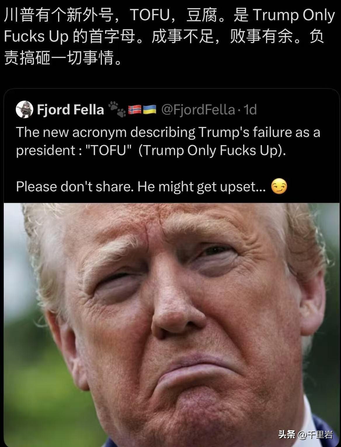 美国政坛的建制派可是火力全开，对着老川普猛攻了。
唉，老川普这个政治素人确实是不