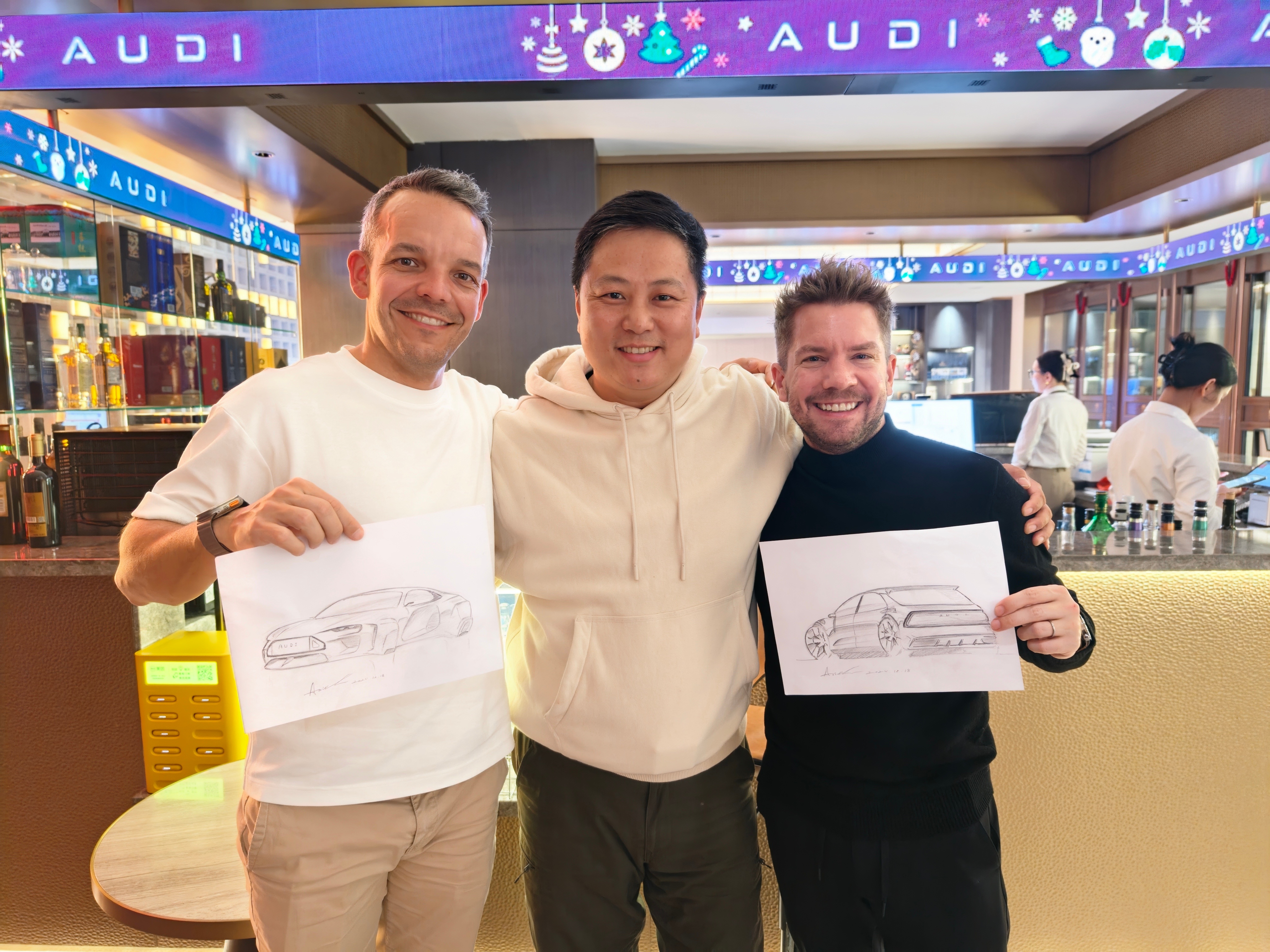 白天在牙克石漂了一天，奥迪E5Sportback非常出乎意料得好开，传说中的那句