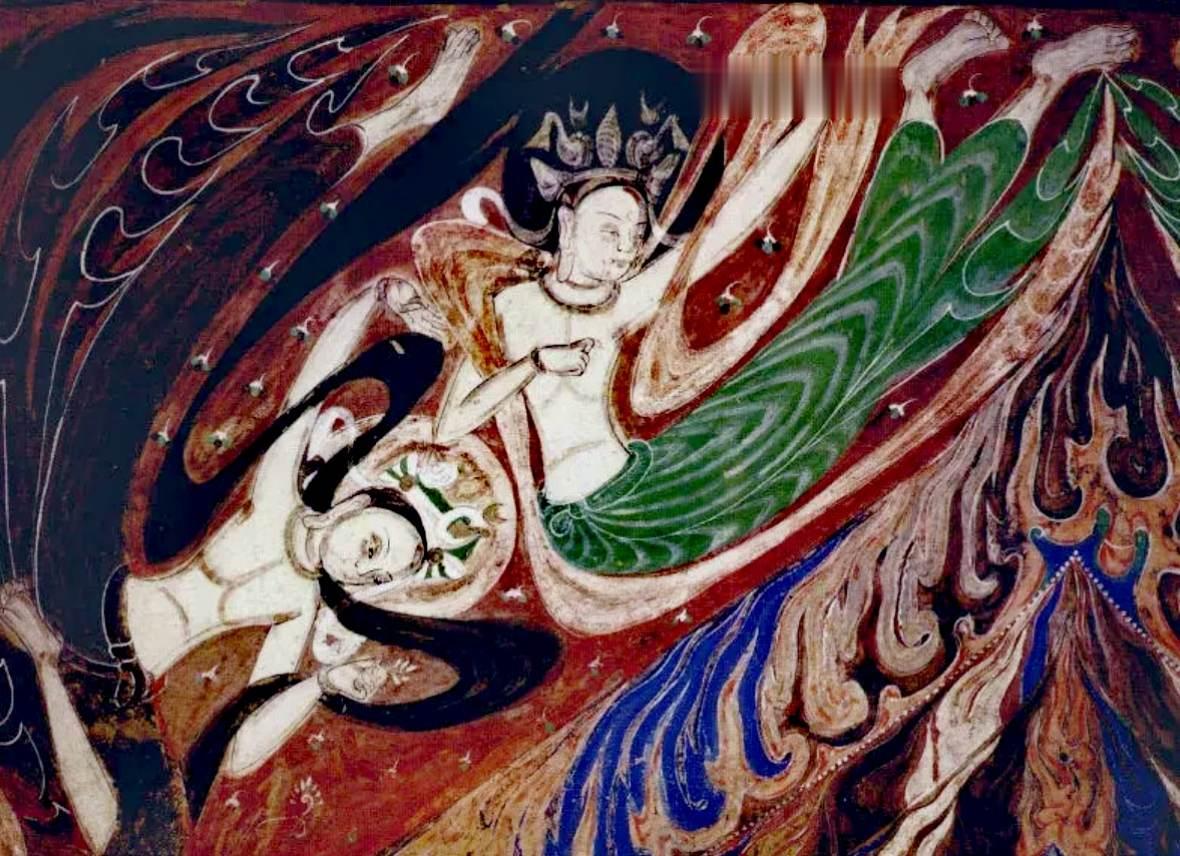 莫高窟早期，中期飞天壁画欣赏。樱花在日本文化中的独特地位  1. 生命...