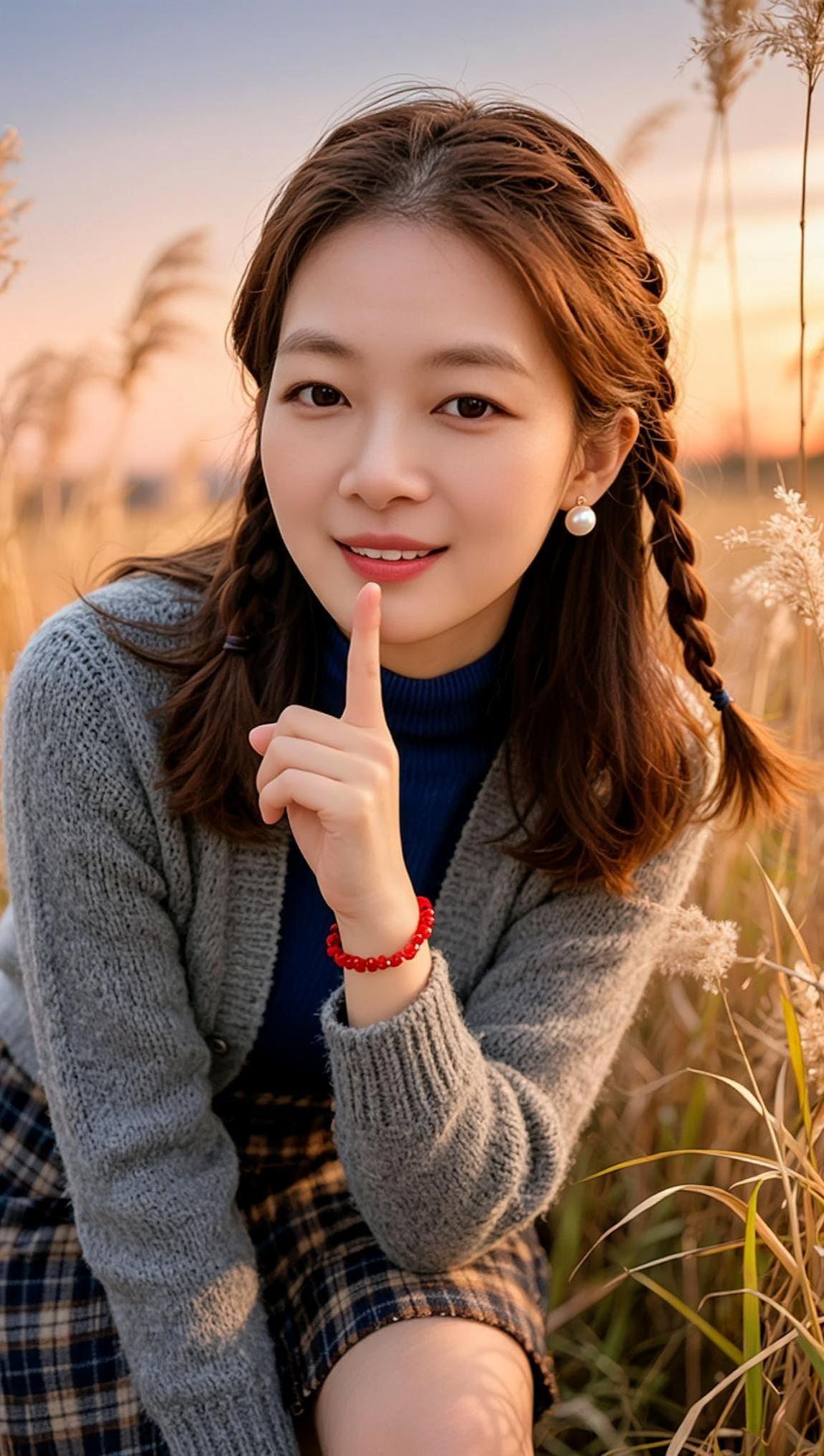 AI田园逆光照 抖音ai创作