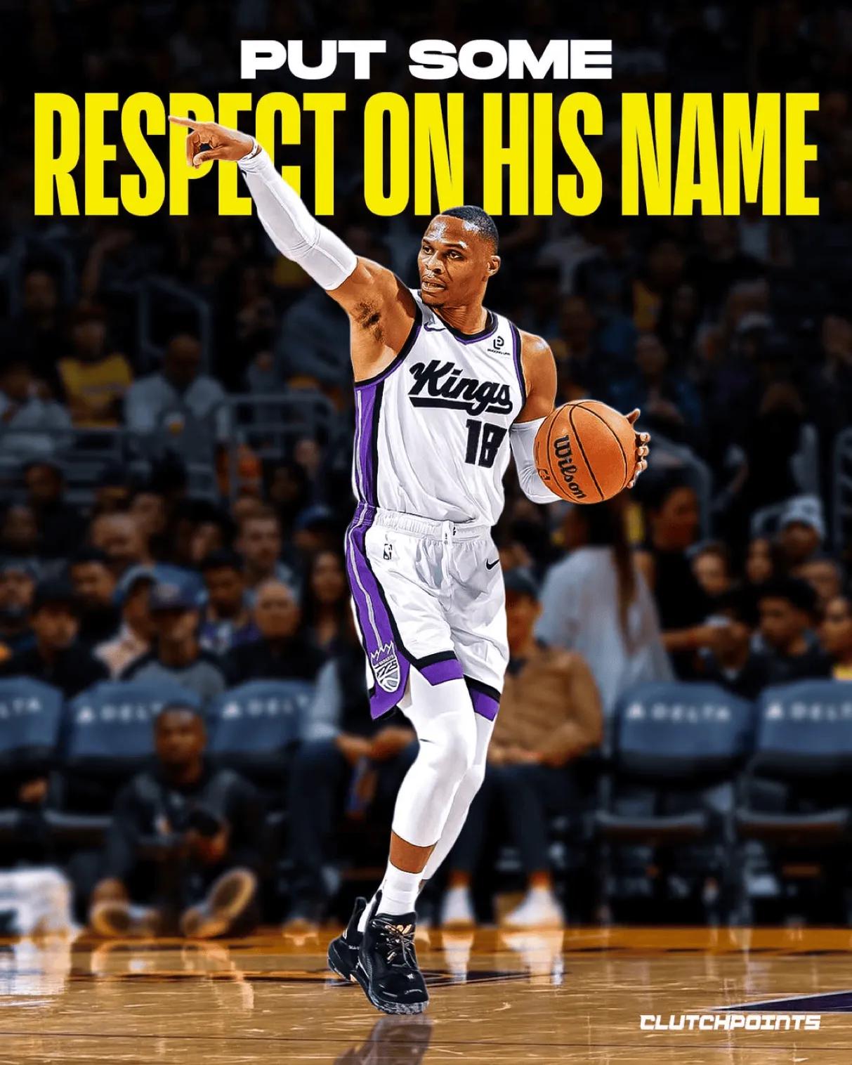 难道国王会是威斯布鲁克最后的答案吗？从最近几场比赛的发挥来看，威少在国王真的顺风