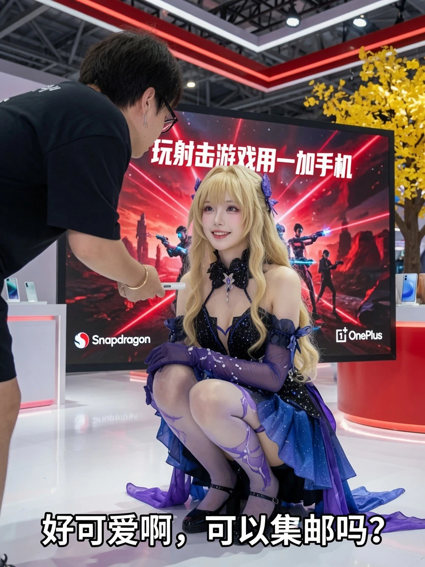 一加ChinaJoy展台，有点好逛