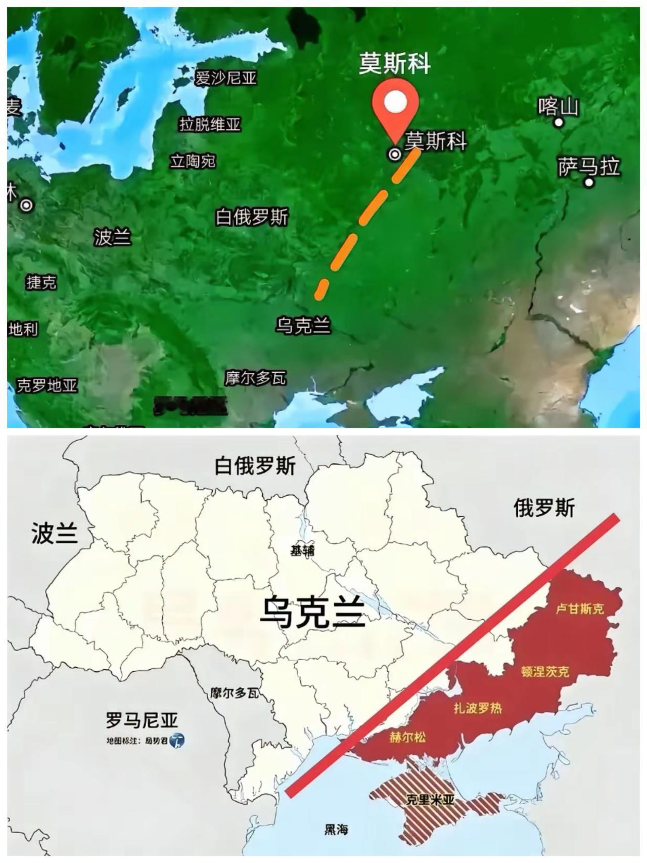 莫斯科和基辅是越打越近。