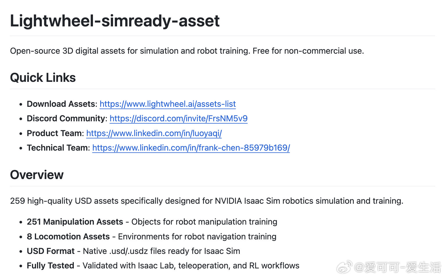 【[40星]Lightwheel-simready-asset：为机器人仿真和训