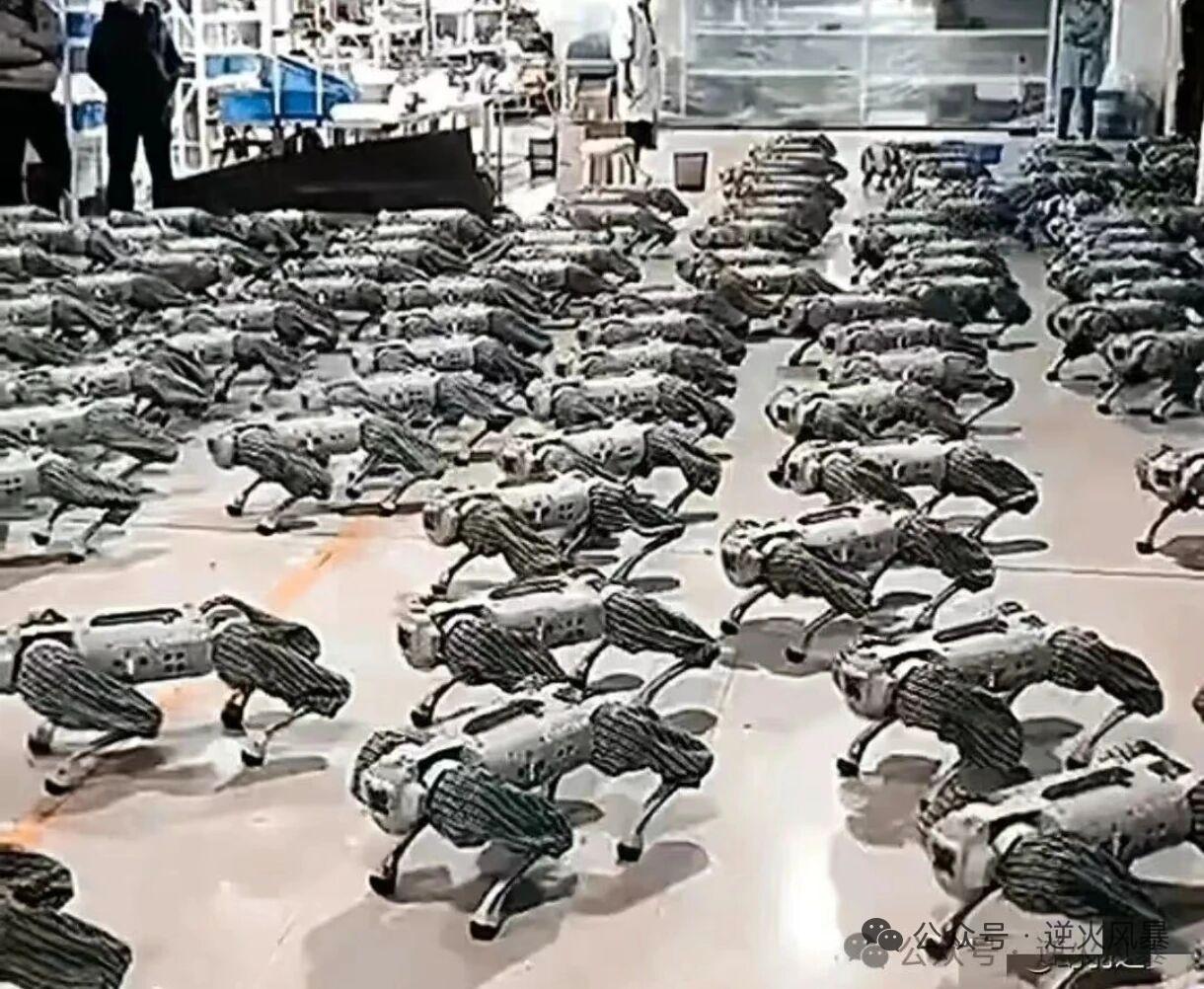 2月19日，据社交网站报道，目前机器狗、无人机装备，已成为现代战争的新趋势，它的