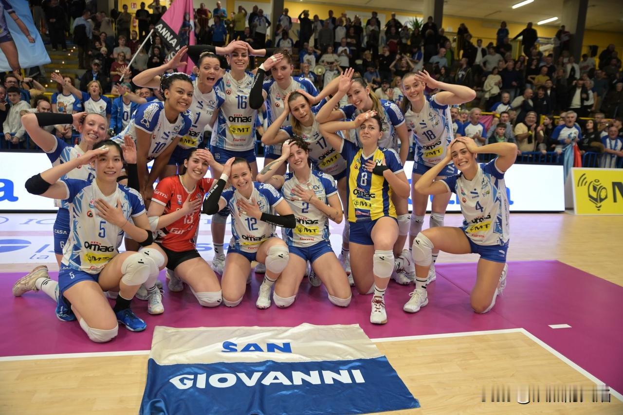 2025-2026赛季意大利女排联赛常规赛第二十五轮，基耶里3-0圣乔瓦尼(25