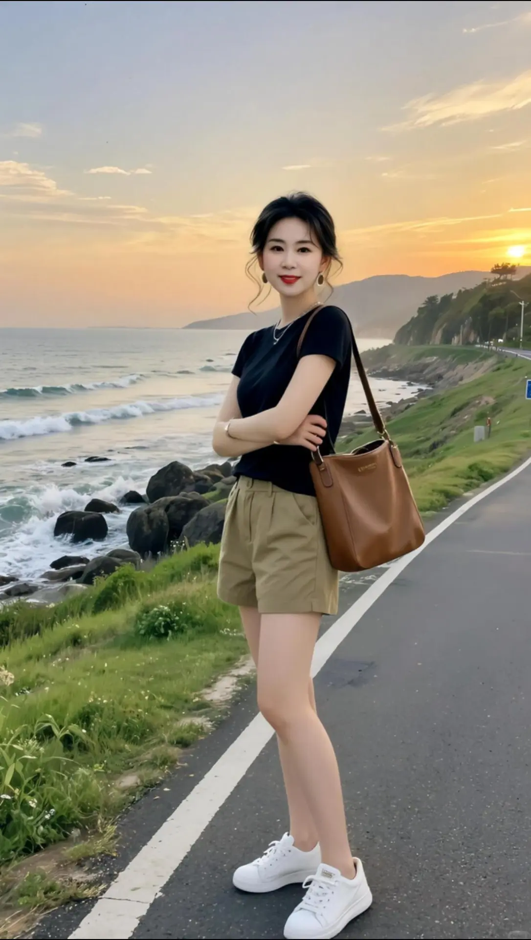 AI海滨生活照 随变ai随便玩