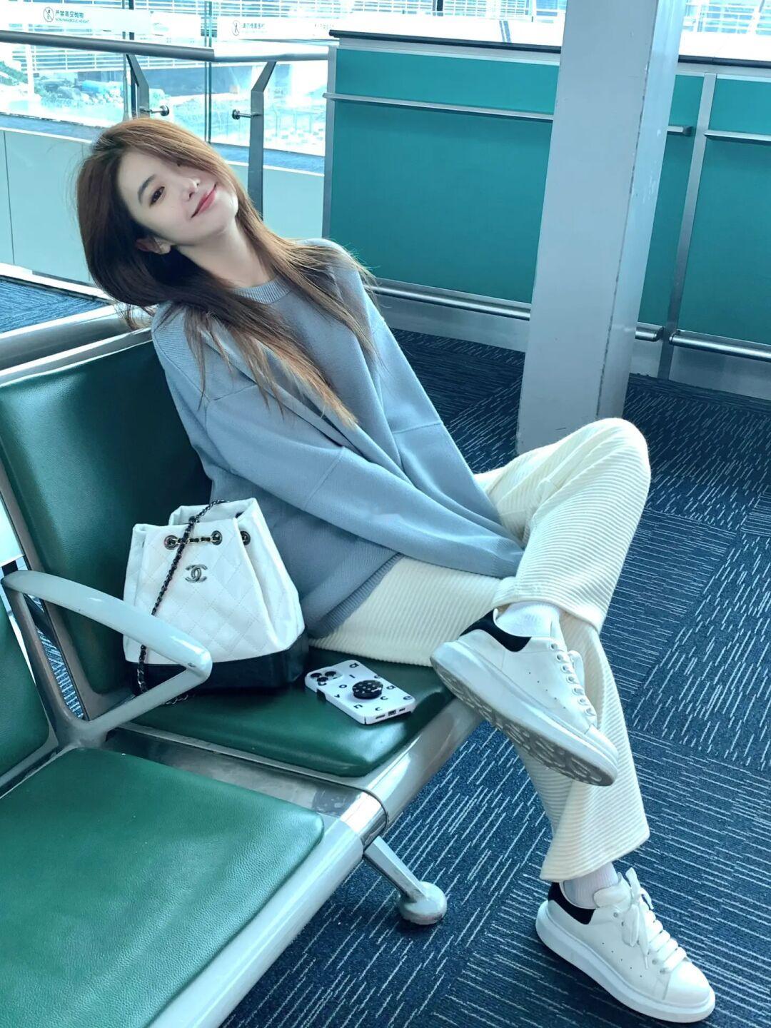 机场舒服look✈️