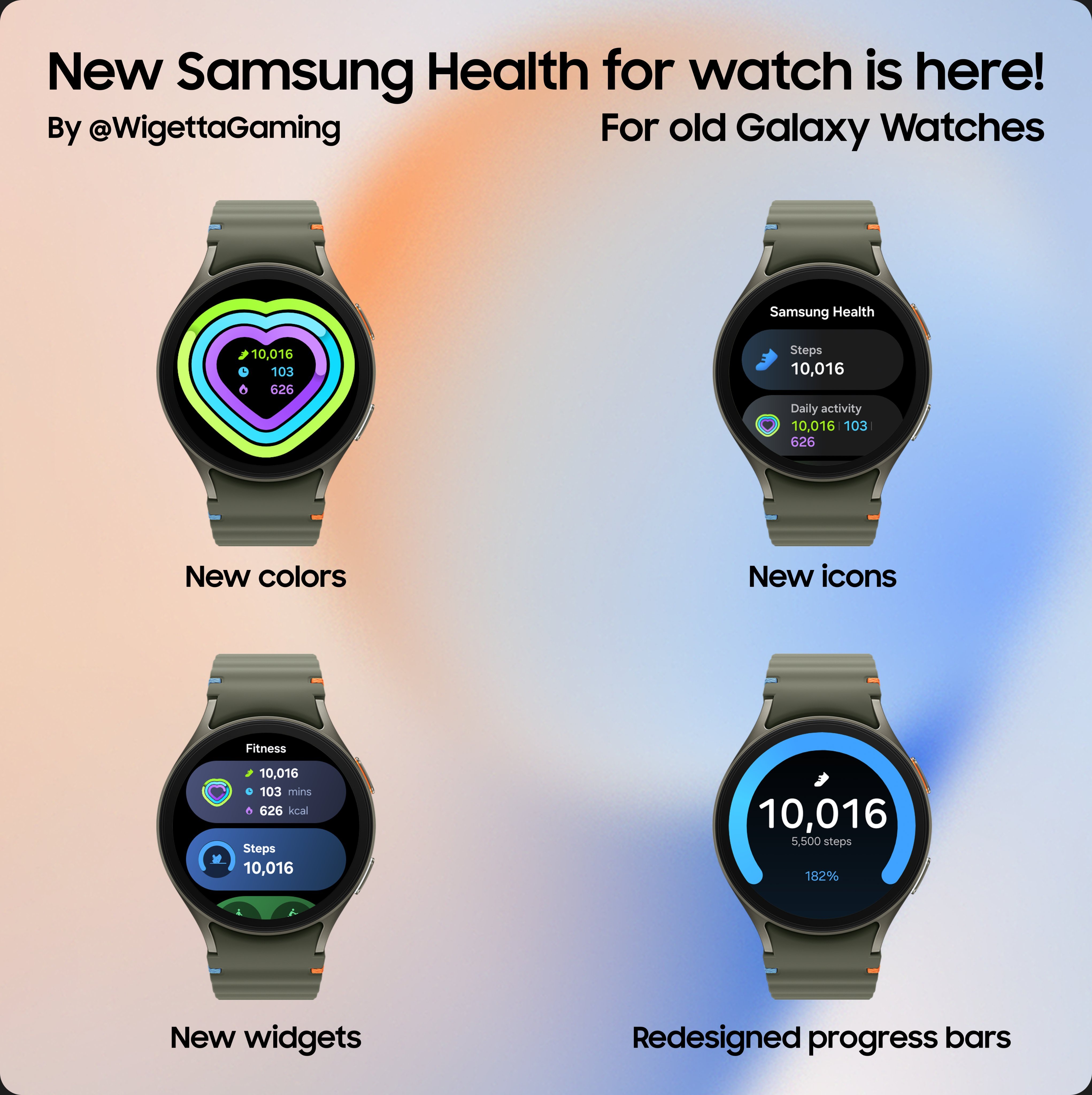 三星全新 Samsung Health 应用现已推送至 Galaxy Watch