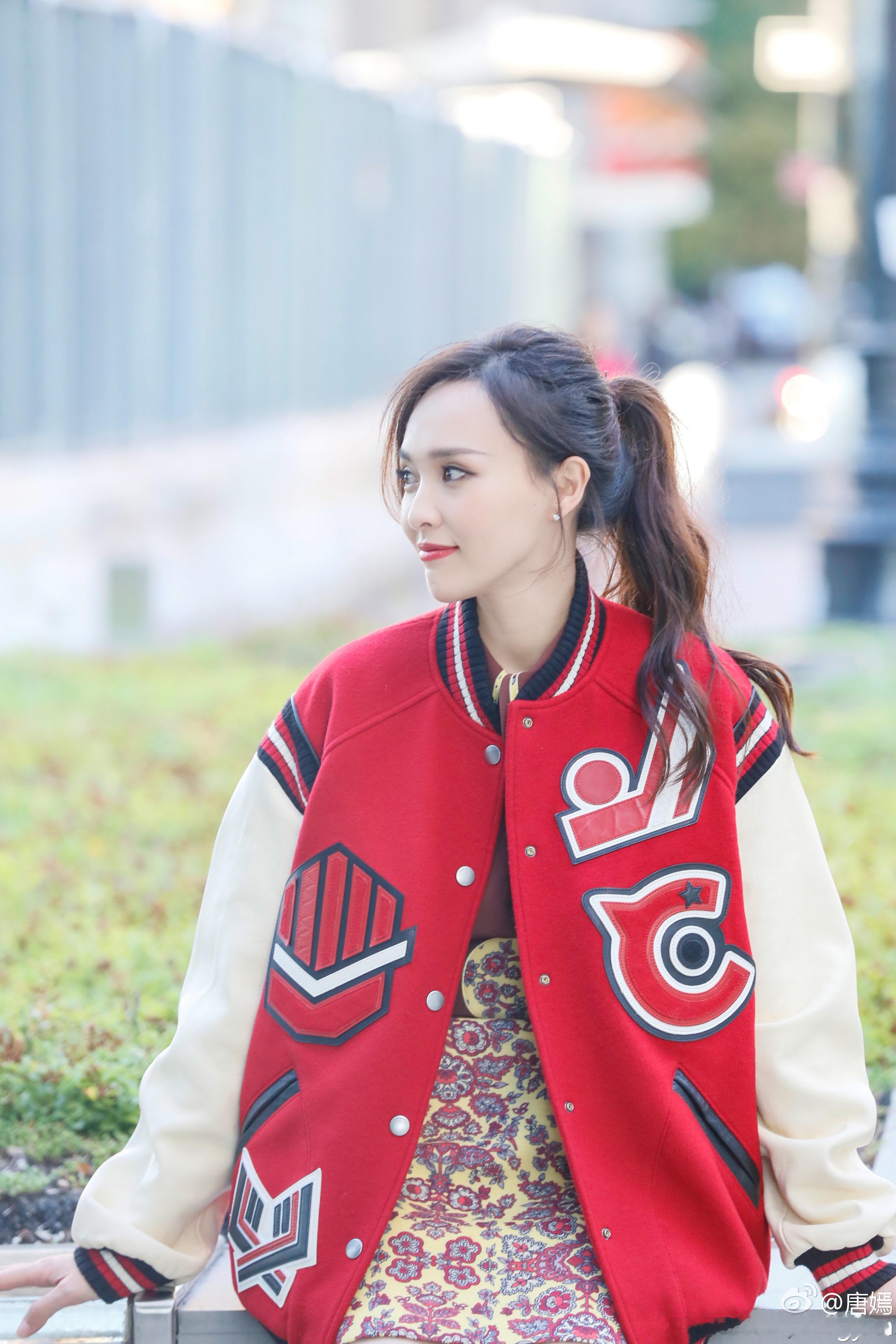 👠唐嫣考个古，学姐好美唐嫣中戏学姐回归