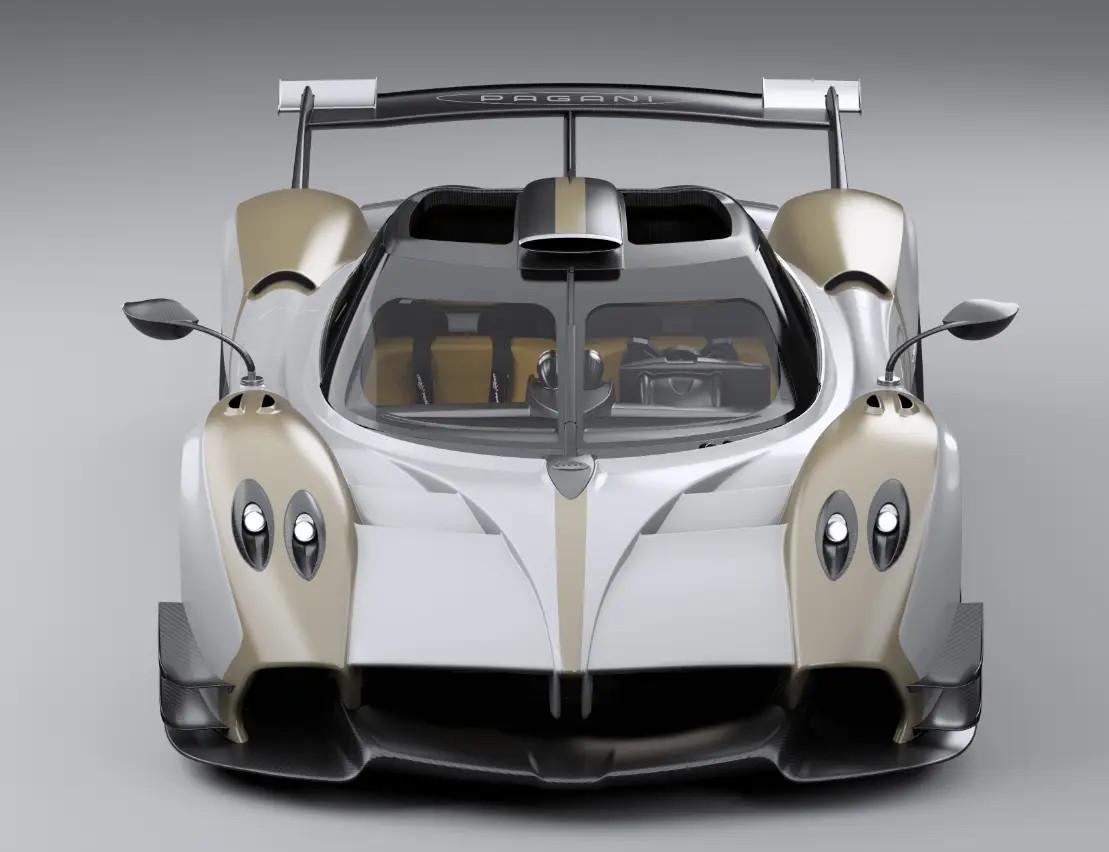 帕加尼Huayra R Evo的官方图发布。这款新车采用了长尾设计，并引入了一套