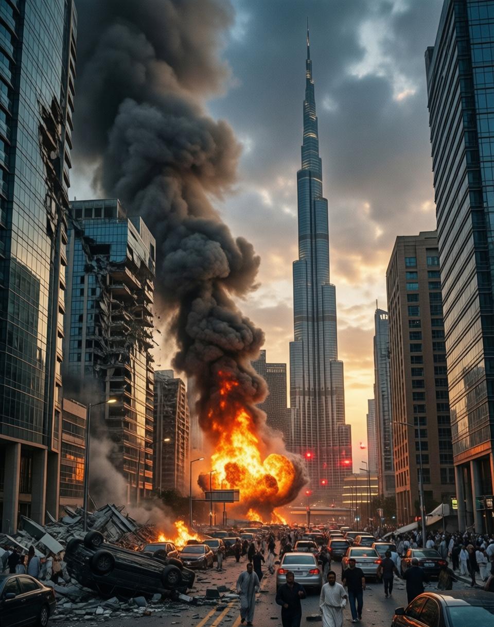 迪拜市区传来爆炸声——这座常年以“安全、中立、国际化”示人的城市，终于还是没能躲