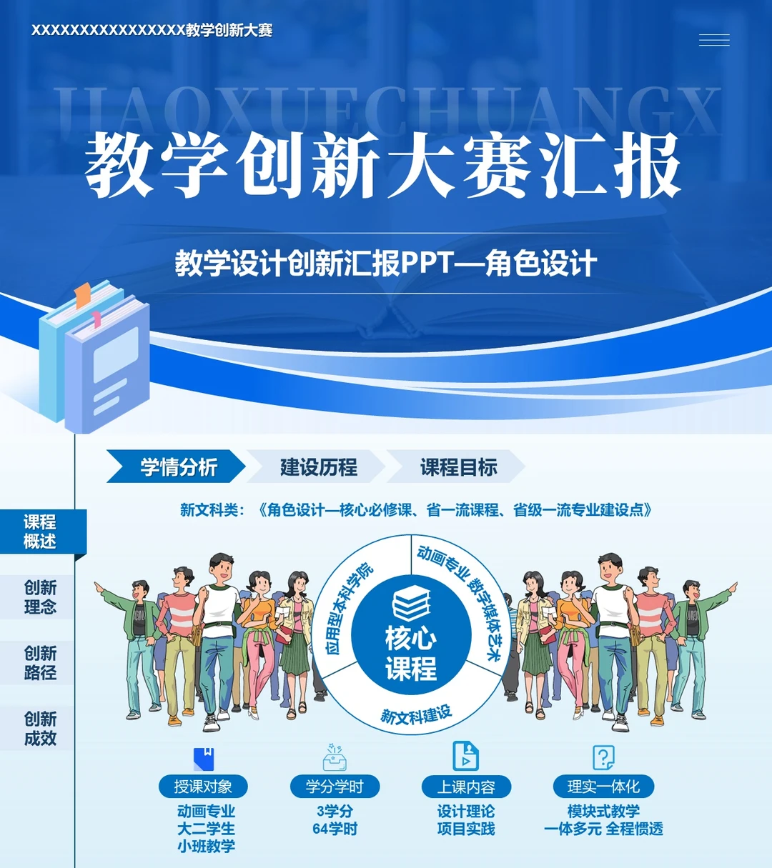 教学创新大赛汇报PPT—数字媒体角色设计